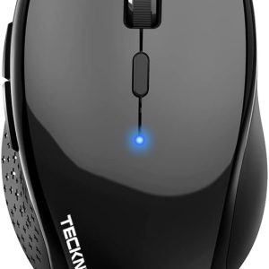TECKNET Bluetooth Mouse, 4800 DPI Wireless Mouse, 2-Year Battery Computer Mouse 6 Adjustable DPI, 6 Buttons Compatible with Laptop/Windows/Computer